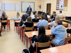 Inauguracja patronatu Stowarzyszenia Księgowych nad klasą technika rachunkowości 1R
