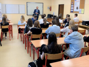 Inauguracja patronatu Stowarzyszenia Księgowych nad klasą technika rachunkowości 1R