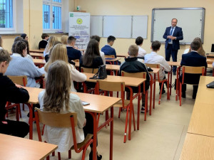 Inauguracja patronatu Stowarzyszenia Księgowych nad klasą technika rachunkowości 1R