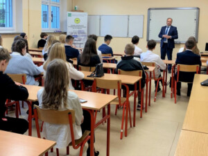 Inauguracja patronatu Stowarzyszenia Księgowych nad klasą technika rachunkowości 1R
